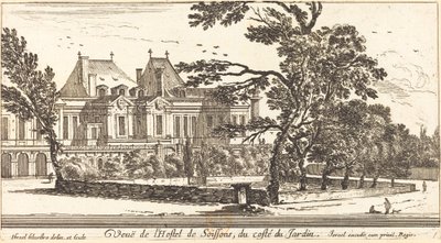 Ansicht des Hostels von Soissons von Israël Silvestre