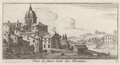 Ansicht von Sankt Johann der Florentiner von Israël Silvestre