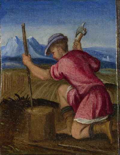 Die Arbeiten der Monate: Februar, ca. 1580 von Italian Master