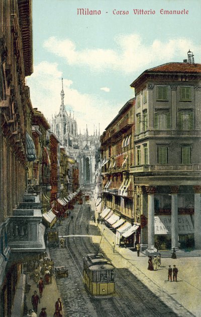 Corso Vittorio Emanuele, Mailand von Italian Photographer