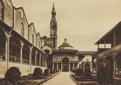 Florenz: Kirche S. Croce, Kreuzgang von Italian Photographer