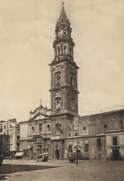 Neapel: Kirche und Platz des Carmine von Italian Photographer