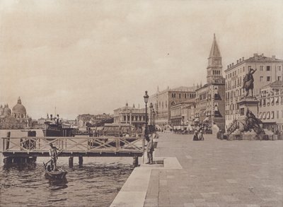 Riva Degli Schiavoni (s/w Foto) von Italian Photographer