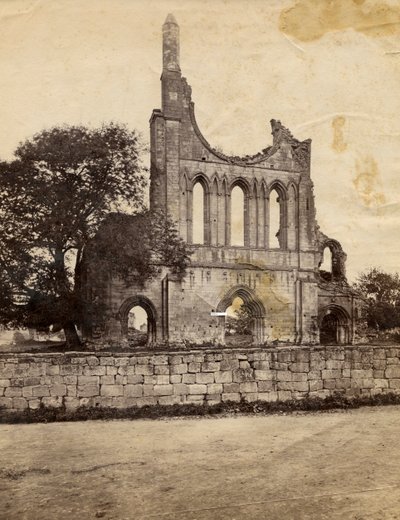 Ruinen der Byland Abbey, von Nordwesten gesehen, Vereinigtes Königreich, circa 1890 von Italian Photographer