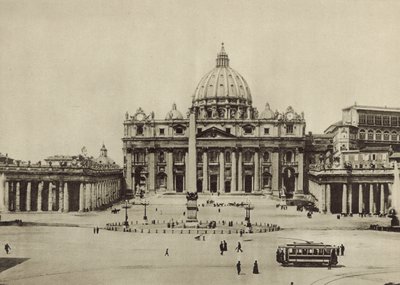 Fassade der Petersbasilika von Italian Photographer