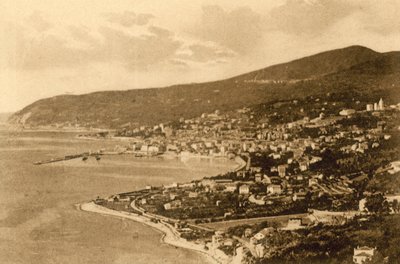 San Remo, Panorama von Poggio von Italian Photographer