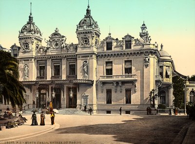 Die Fassade des Casinos von Montecarlo, im Fürstentum Monaco, in Frankreich von Italian Photographer