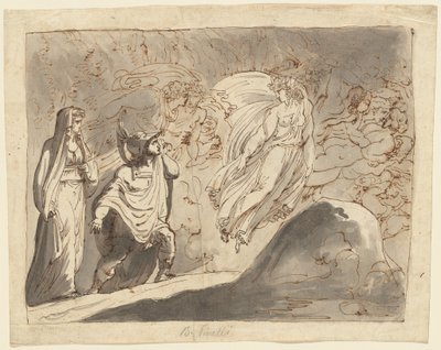 Aeneas in der Unterwelt von Italian School