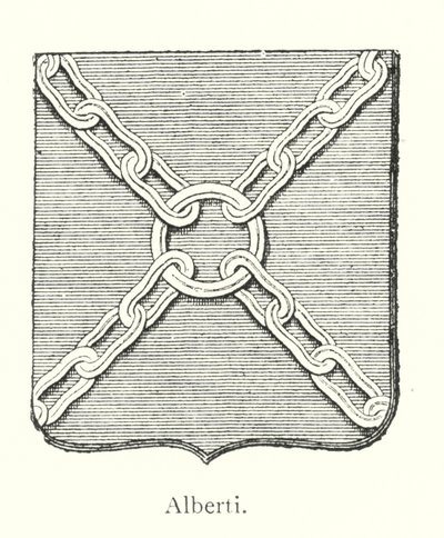 Alberti (Gravur) von Italian School