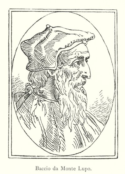 Baccio da Montelupo (Gravur) von Italian School