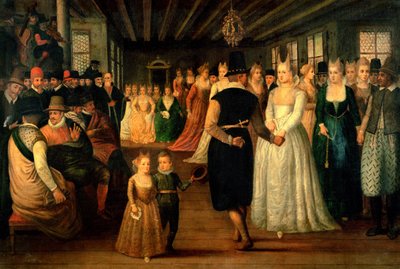 Ball in Venedig zu Ehren ausländischer Besucher, ca. 1580 von Italian School