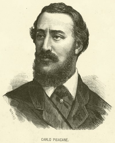 Carlo Pisacane (Gravur) von Italian School