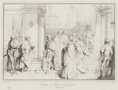 Gefangennahme von Francesco Carmagnola von Italian School