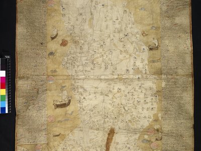 Cotton Roll XIII, 44 Italien Provinzen moderne Lage (Pergament) von Italian School
