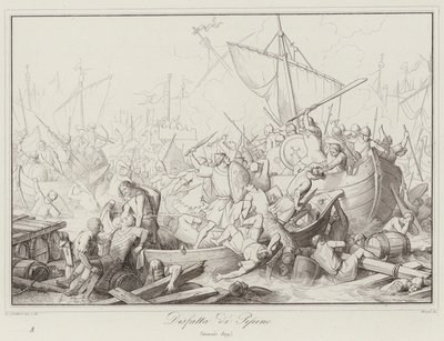 Disfatta di Pipino, 809 von Italian School