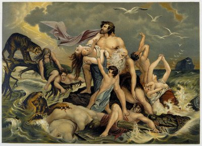 Sintflut - in „Aurea Bibbia classica: storia della rivelazione divina nell