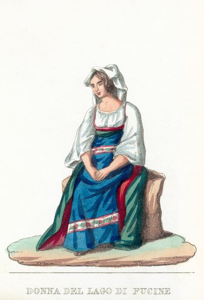 Donna Del Lago Di Fucine von Italian School