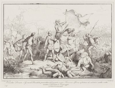 Ermolao Donato und Gerardo Dandolo, Kommissare der Flotte gegen Francesco Sforza von Italian School