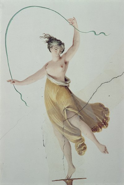 Figur von der Decke des Zimmers von Kaiserin Maria Anna von Italian School