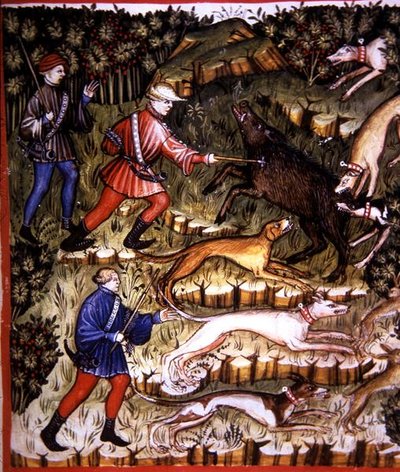 Fol.96r Jagdtiere, Illustration aus 