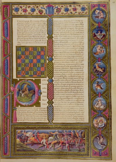 Eröffnungsworte des Buches der Juden, aus der Borso d