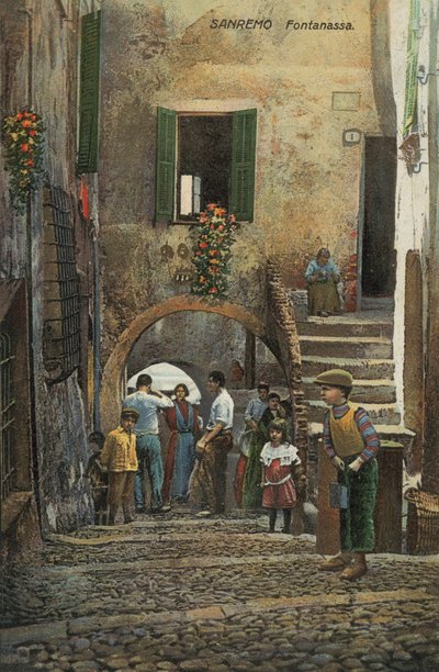 Fontanassa, San Remo, Italien von Italian School