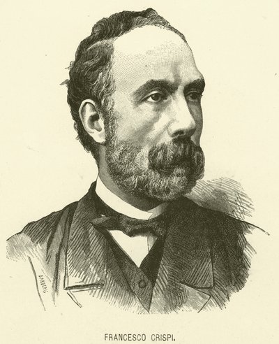 Francesco Crispi (Stich) von Italian School