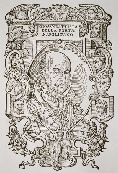Giovanni Battista della Porta (1535-1615) aus seinem Buch, Delle Celeste Fisionomia, Padua 1616, illustriert in Geschichte der Magie, veröffentlicht im späten 19. Jahrhundert von Italian School