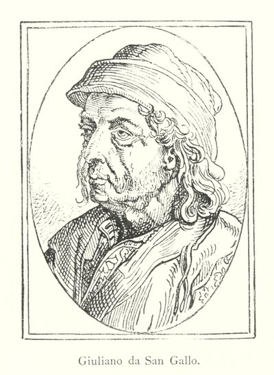 Giuliano da San Gallo (Stich) von Italian School