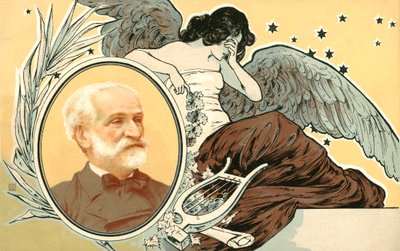 Der Tod von Giuseppe Verdi von Italian School