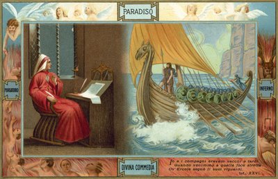 Illustration zu Dantes Die Göttliche Komödie von Italian School