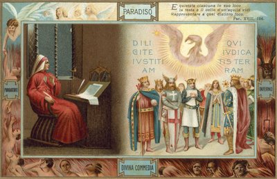 Illustration für Dantes Die Göttliche Komödie von Italian School