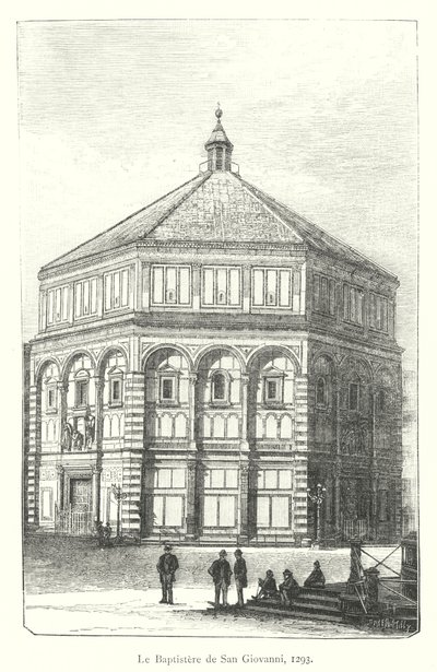 Das Baptisterium von San Giovanni von Italian School