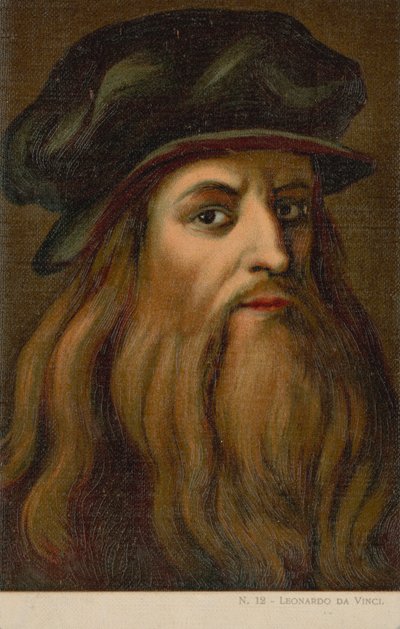 Leonardo da Vinci, italienischer Künstler und Wissenschaftler von Italian School