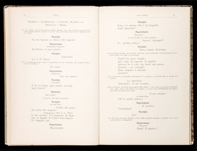 Libretto della Tosca von Giacomo Puccini, Edition Ricordi, Italien von Italian School