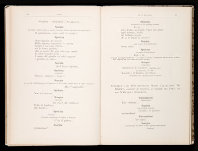 Libretto della Tosca von Giacomo Puccini, Edition Ricordi, Italien von Italian School