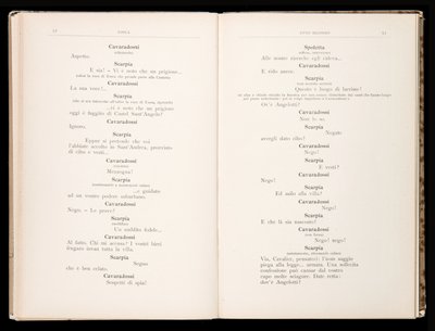 Libretto della Tosca von Giacomo Puccini, Edition Ricordi, Italien von Italian School