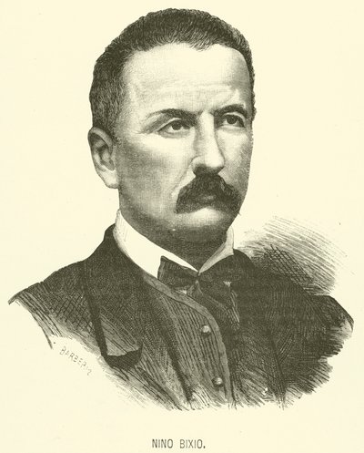 Nino Bixio (Gravur) von Italian School