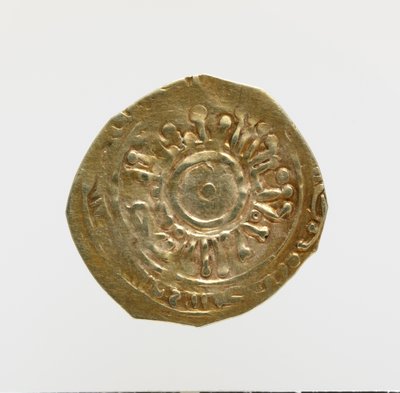 Vorderseite des Tari von Amalfi mit pseudo-kufischer Epigraphik (Gold) von Italian School