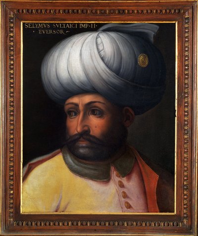 Osmanisches Reich: Porträt des neunten osmanischen Sultans Selim I. der Schreckliche von Italian School