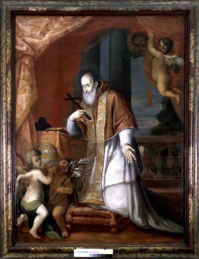 Pius V. (1504 - 1572). Anonymes Gemälde aus einer lombardischen Kirche von Italian School