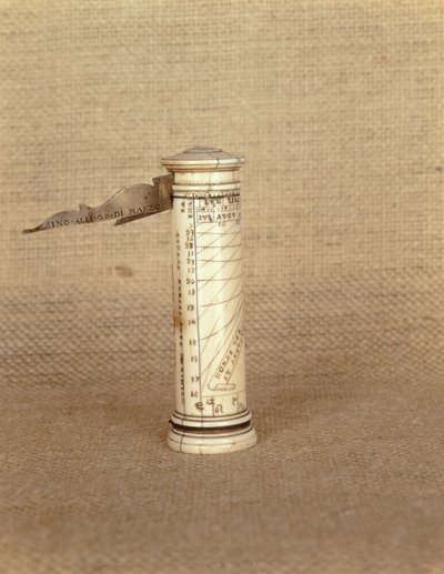 Tragbare Säulensonnenuhr, signiert D. Stephanus, FF, 1587 von Italian School