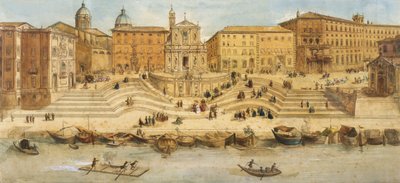 Porto di Ripetta von Italian School