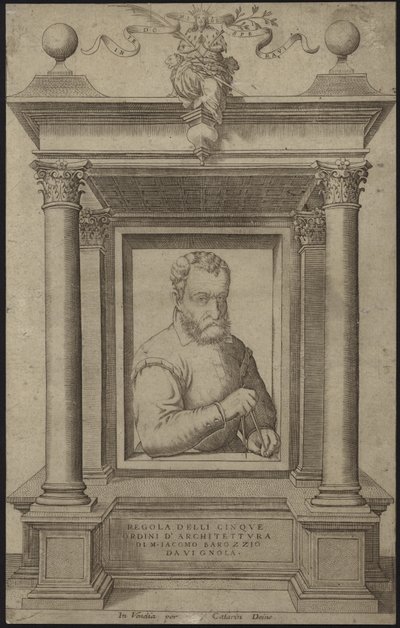 Porträt von Giacomo Barozzi da Vignola von Italian School