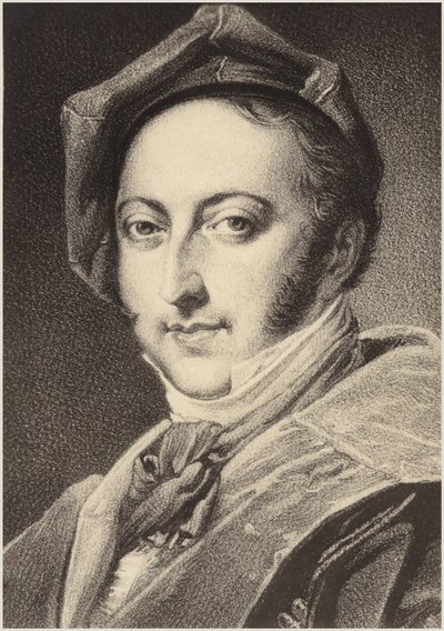 Porträt von Gioachino Rossini von Italian School