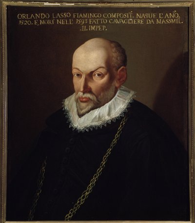 Porträt des flämischen Komponisten Roland de Lassus (1532-1594) von Italian School
