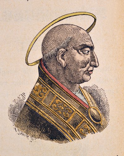 Porträt von Papst Kallistus I. (217-222) von Italian School
