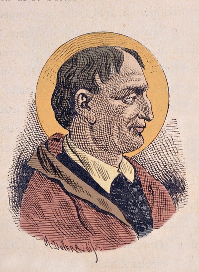 Porträt von Papst Cornelius (251-253) von Italian School