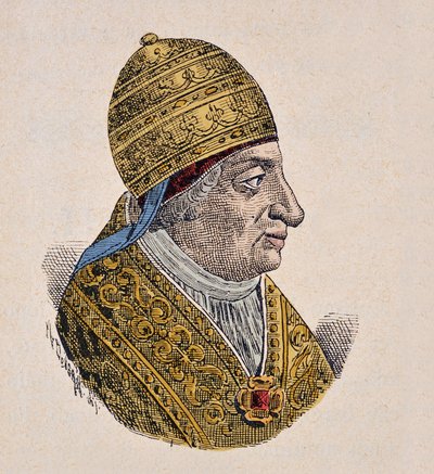 Porträt von Papst Innozenz VII (1404-1406) von Italian School