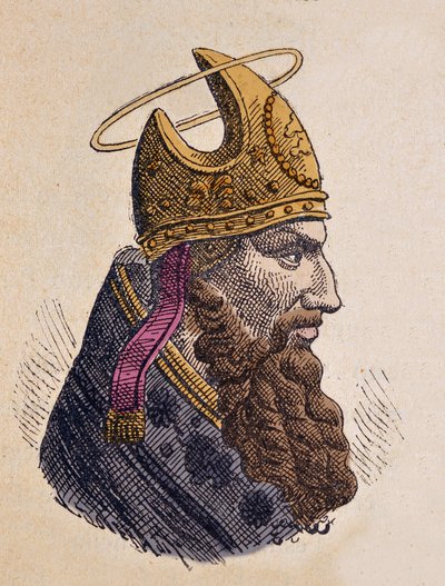 Porträt von Papst Markus (335-336) von Italian School